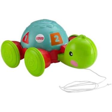 Imagem de Tartaruga Fisher Price Empurrar Brinquedo Mattel Para Bebê Caminhar Co
