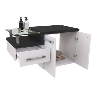 Imagem de Gabinete para Banheiro com Espelheira Legno 830 sem Cuba - Metalig, Br