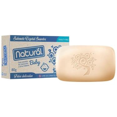 Imagem de Sabonete Natural Baby com Camomila e Erva Cidreira 80g - Orgânico Natu