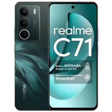Imagem de Smartphone Realme C71 5G 256GB 8GB RAM Dual SIM Tela 6.67" - Verde