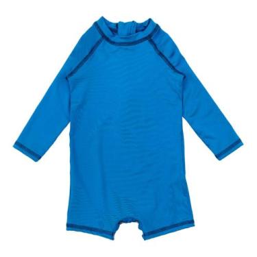 Imagem de Macaquinho Praia Bebê Proteção Solar Uv Infantil C/ Elastano - Fofotin