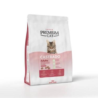 Imagem de Ração Seca Super Premium Cat para Gatos Adultos Castrados 1kg Royal Ca