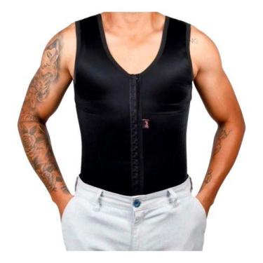 Imagem de Camiseta Modeladora Masculina Sheila Cintas, Preto, M