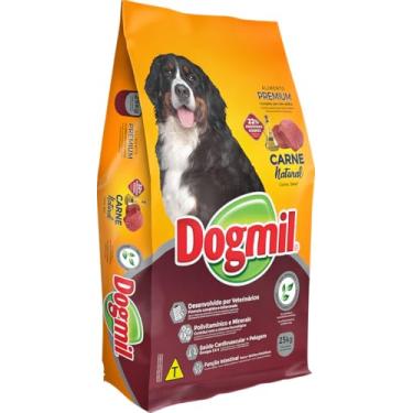 Imagem de RAÇÃO CAES DOGMIL NATURAL PREMIUM 22% PROTEÍNA CARNE 15KG RAÇAS MEDIAS E GRANDES