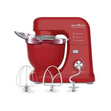 Imagem de Batedeira Planetária Britânia BBP700V Turbo Vermelho 700W 4L