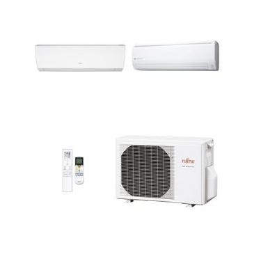 Imagem de Ar-Condicionado Multi Split Inverter Fujitsu 23.000 (1x Evap HW 9.000 + 1x Evap HW 18.000) Quente/Frio 220V