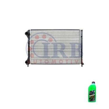 Imagem de Kit Radiador Doblò 1.6 16V 2001+C/S Ar + Aditivo Radiador Paraflu Verde