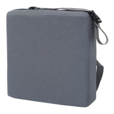 Imagem de Fiocias Almofada Elevatória Infantil, Colchão para Cadeira de Refeição, Altura Ajustável, Respirável, Segura, Fácil de Limpar, Adequada para Casa, Viagens E S, Cinza