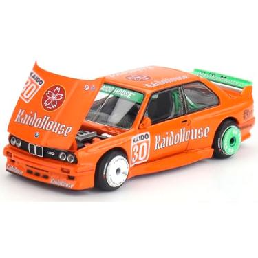Imagem de MINI GT M3 KaidoHaus V1#30 Orange (Designed by Jun Imai) Kaido House Special 1/64 Diecast Model Car KHMG177