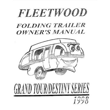 Imagem de Manual de instruções para COLEMAN Popup Trailer Owners Manual-1998 Grand Tour Niagara Sun Ridge [Plasti...