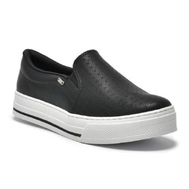 Imagem de Tênis Via Marte Feminino Slip On 027-027 Confortável Casual Básico Calce Fácil-Feminino