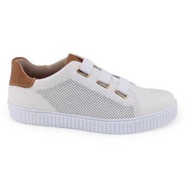 Imagem de Sapatênis Feminino Pegada couro Burnished 219065 cad elástic-Feminino