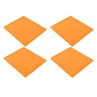 Imagem de GLOGLOW Esteiras do Desidratador do Silicone Desidratador Alimento Compatíveis Com Excalibur 3900b, Bandejas Antiaderentes Produto Comestível Nan Produtos de Cozimento (Laranja)