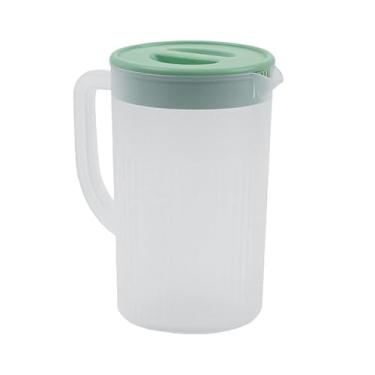 Imagem de GLOGLOW Tampa de Copos, Capacidade de 2,7L, Resistente a Altas Temperaturas, para Suco e chá, Jarra de Plástico para Uso Em Geladeira Com Nan (Verde #12)
