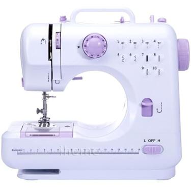 Imagem de Mini Máquina de Costura Portátil, 12 Pontos, Bivolt 110V/220V, Super Compact