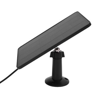 Imagem de Irfora Carregador de Câmera de Painel Solar de 10 W, Carregador de Painel Solar de Campainha de Vídeo para Câmera de Campainha 2K Com Suporte à Prova de Chuva, Cabo de 9,8 Pés, (CSP4W-O-B)