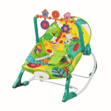 Imagem de Cadeira de Descanso e Balanço Bebê Musical Vibratória Reclinável 18 Kg Baby Bear | Girafa