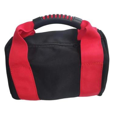 Imagem de menolana Saco de areia para kettlebell com alça. Saco de areia não incluído. Ideal para treino funcional, boxe e musculação, Vermelho