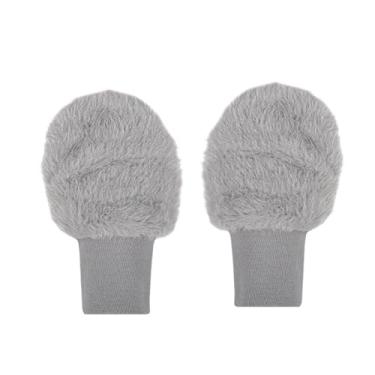 Imagem de menolana Luvas de treino de golfe de inverno, luvas de golfe de meio dedo, acessórios desportivos para atividades ao ar livre, decoração para clima frio, Cinza