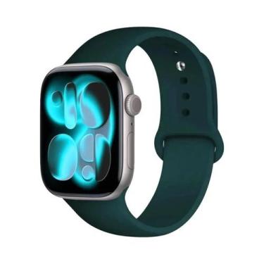 Imagem de Pulseira De Silicone Esportiva De 46mm, 42mm, 45mm, 44mm, 40mm Para Ap