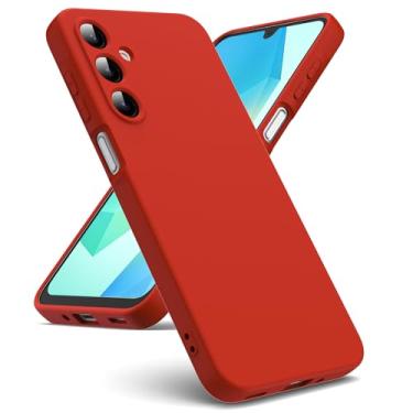 Imagem de Capa de telefone adequada para Samsung Galaxy A16 4G/5G [capa de silicone líquido] [interior de microfibra] capa de borracha silicone gel TPU líquido à prova de choque para Samsung Galaxy A16 4G/5G