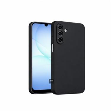 Imagem de Capa Capinha Case Compatível Samsung_ Galaxy A17 Silicone Aveludada Anti Impacto Reforçada Emborrachado Com Proteção De Câmera Premium (PRETO)