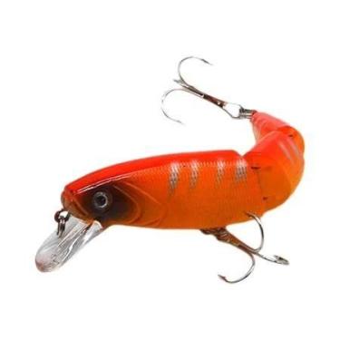 Imagem de Isca Artificial Rígida Para Robalo Com Olhos 3D, Crankbaits, Minnow, S