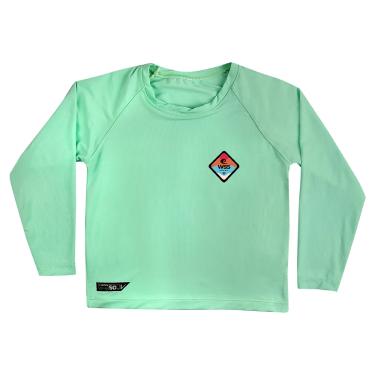 Imagem de Camiseta de Praia Infantil Manga Longa Com Proteção UV Menino Diamond Colors WSS Brasil