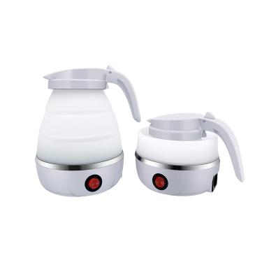 Imagem de Chaleira Eletrica Dobravel Silicone 600w 110v 600ml Branco