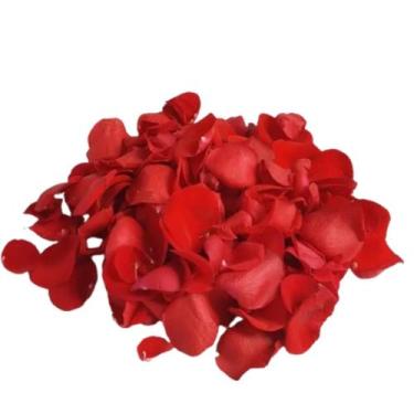 Imagem de Pétalas de Rosas Artificiais - Pacote Decoração 100un - Genérico