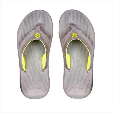 Imagem de Chinelo Hurley HU0066 Deck X-Fuse - Verde Cinza-Masculino