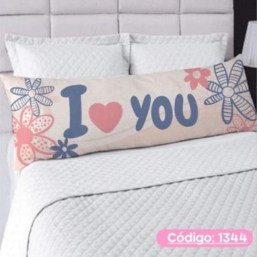 Imagem de Travesseiro De Corpo Fronha Xuxão Fibra de Silicone Personalizado 1.25