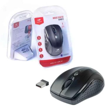 Imagem de Mouse C3Tech, Wireless, RC/Nano, 1600 DPI, Preto - M-W012BK