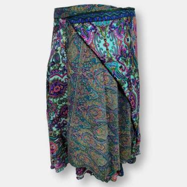 Imagem de Saia Longa Indiano Envelope Dupla Face: Várias Formas De Uso - Sarat M