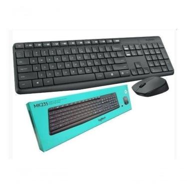 Imagem de Teclado E Mouse Logitech Mk235 Sem Fio