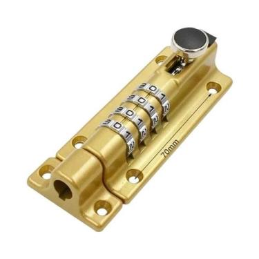 Imagem de Fechadura De Portão Deslizante Antifurto De 4 Dígitos Com Código Digit