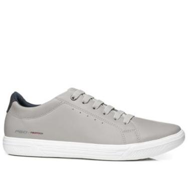 Imagem de Tênis Casual Pegada Masculino em Microfibra Silver 172801-03-Masculino