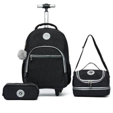 Imagem de Kit Mochila Spector Escolar De Rodinhas Feminina Juvenil 32 Litros-Unissex