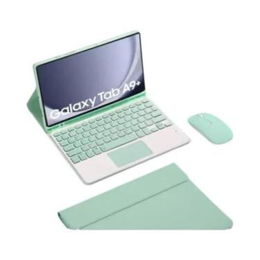 Imagem de Capa Com Teclado Destacável Para Samsung Galaxy Tab S9 FE 10.9 Polegad