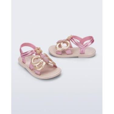 Imagem de Mini Melissa Hip Butterfly Infantil Menina Original 38043 -, Bege, Ros