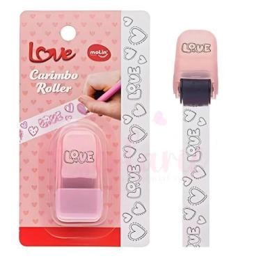 Imagem de Carimbo Roller Love Molin Coração - MOLIN DO BRASIL