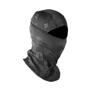 Imagem de Balaclava De Fleece Camuflada Quente De Inverno, Máscara Facial Comple
