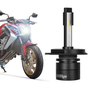 Imagem de Lâmpada Moto H4 Super Led Efeito Xenon 6000k Nano S14 3600lm  - Shockl