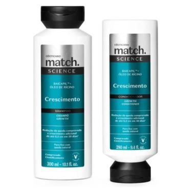 Imagem de Combo Match Science Crescimento (Shampoo 300ml + Condicionador 280ml) 