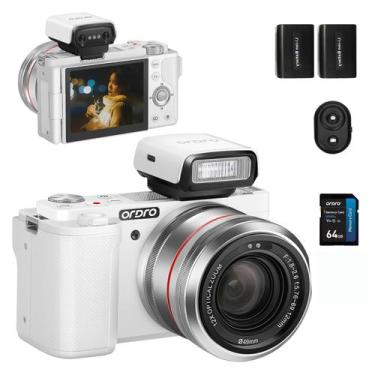 Imagem de Câmera Digital ORDRO G730 64MP 5K com Tela Flip de 3,2" e Zoom 12x