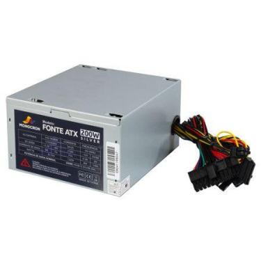 Imagem de Fonte ATX 200W Monocron Office Bivolt Automático para PC, 200W, Preto,
