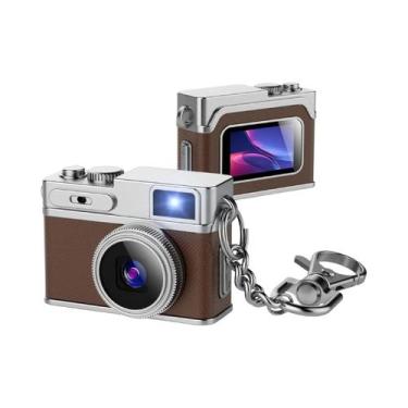 Imagem de Câmera Mini Retro HD 1080P Portátil E Vestível Com Chaveiro Para Fotog