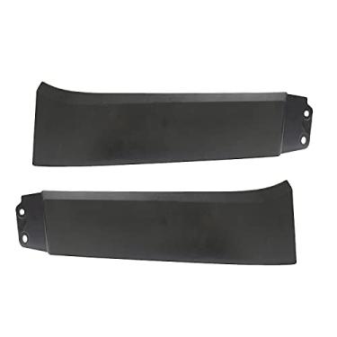 Imagem de KYYET Painéis de acabamento para enchimento de farol da grade do para-choque dianteiro para Tundra 2007-2013/sequoia 2008-2017 (par)