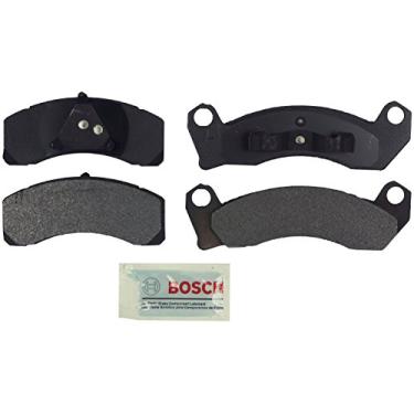 Imagem de BOSCH BE150 Conjunto de pastilhas de freio a disco semimetálico azul - compatível com Ford Country Squire, Crown Victoria, LTD; Lincoln Continental, Mark VI, Town Car; Mercury Grand Marquis, Marquis;