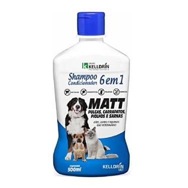 Imagem de Shampoo e Condicionador Matt 6x1 Anti Pulgas Carrapatos, Piolhos e Sarnas